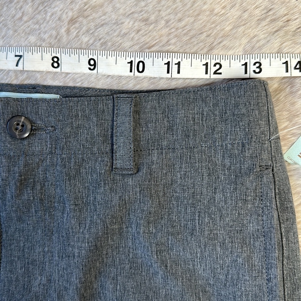 Club Class | Gray Flat Front Shorts - Picture 3 of 8